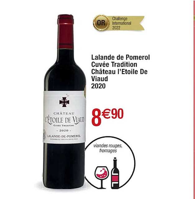 lalande de pomerol cuvée tradition château l'étoile de viaud 2020