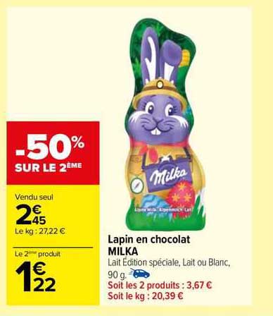 Lapin En Chocolat Milka