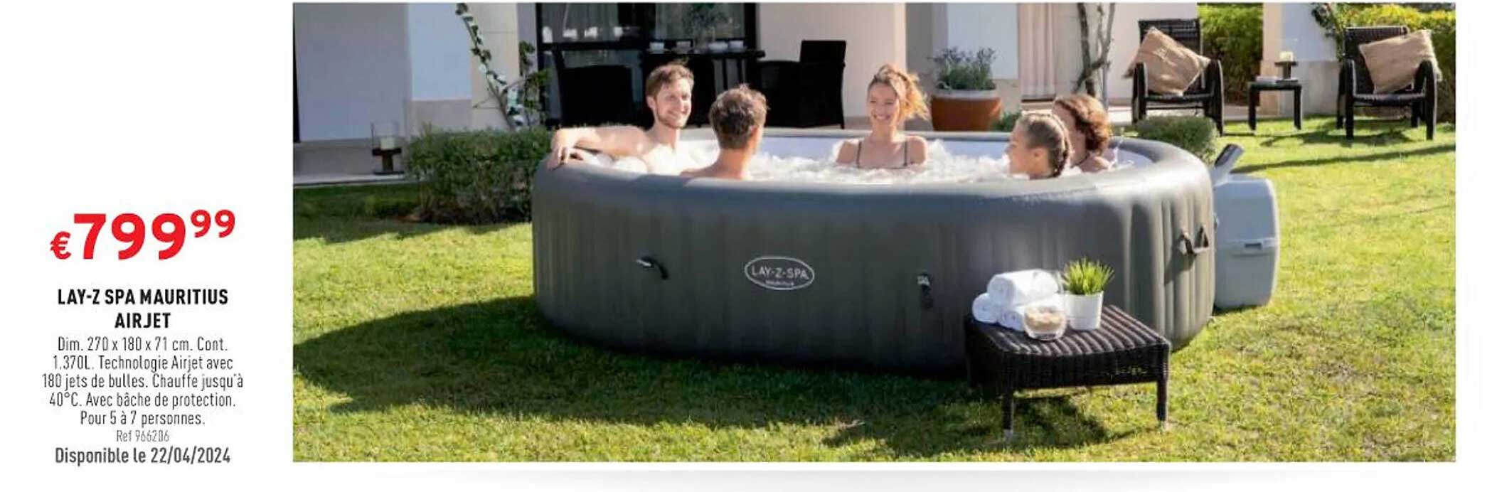 lay-z spa mauritus airjet