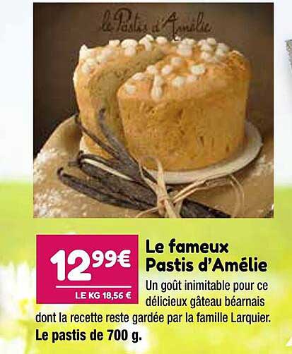 le fameux pastis d'amélie