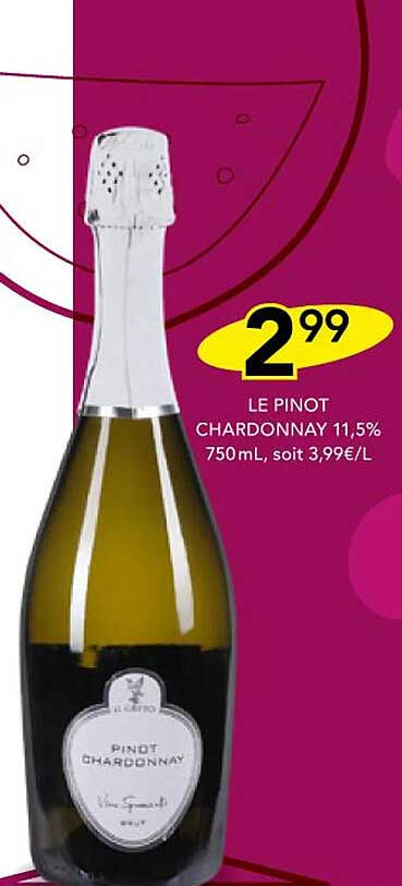 le pinot chardonnay 11,5%
