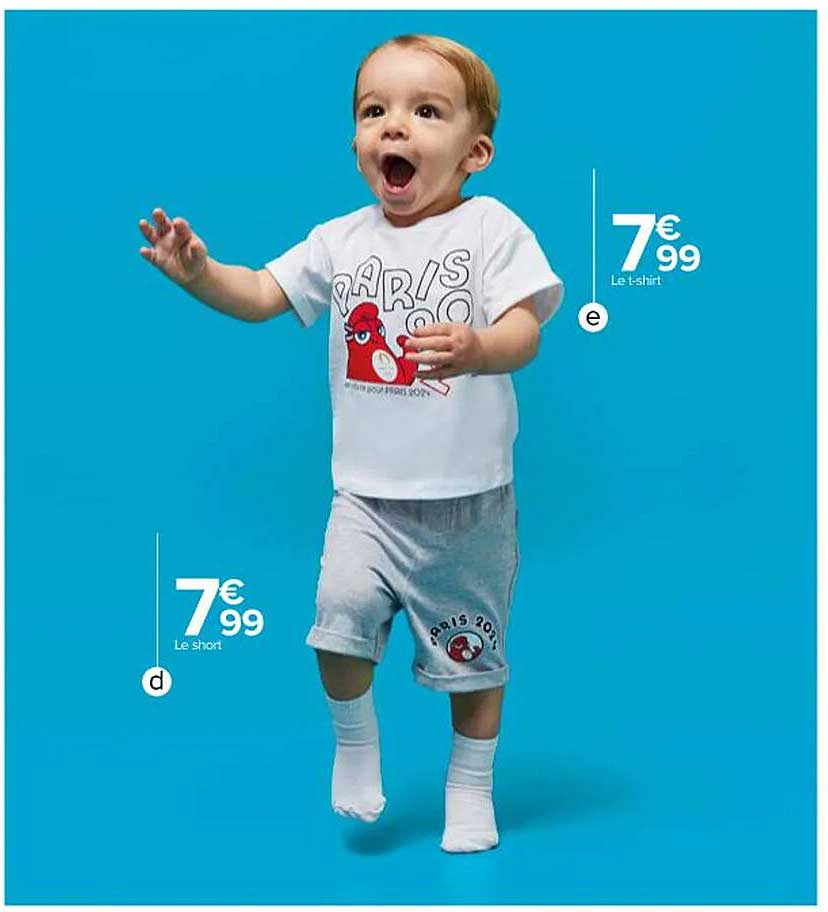 le t-shirt, le short