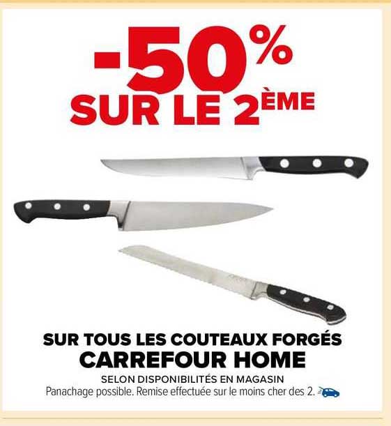 les couteaux forgés carrefour home
