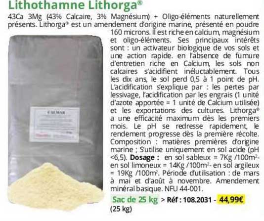 lithothamne lithorga