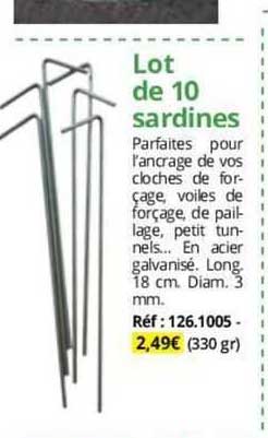 Lot De 10 Sardines