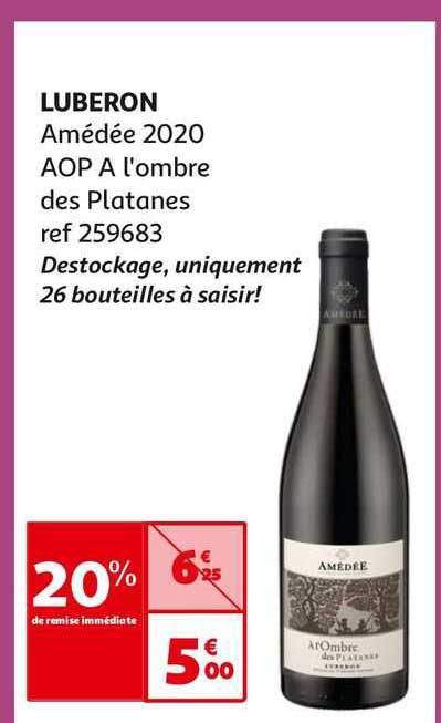 luberon amédée 2020 aop à l'ombre des platanes