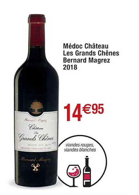 médoc château les grands chênes bernard magrez 2018