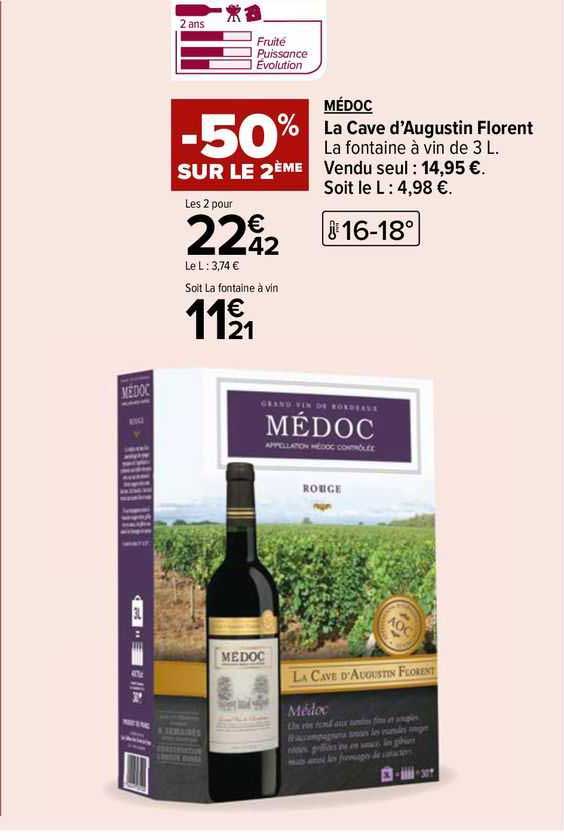 médoc la cave d'augustin florent