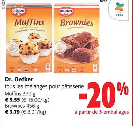 mélanges pour pâtisserie dr. oetker