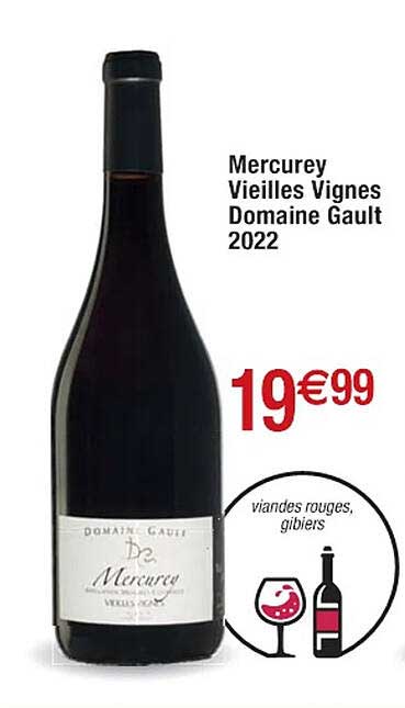 mercurey vieilles vignes domaine gault 2022