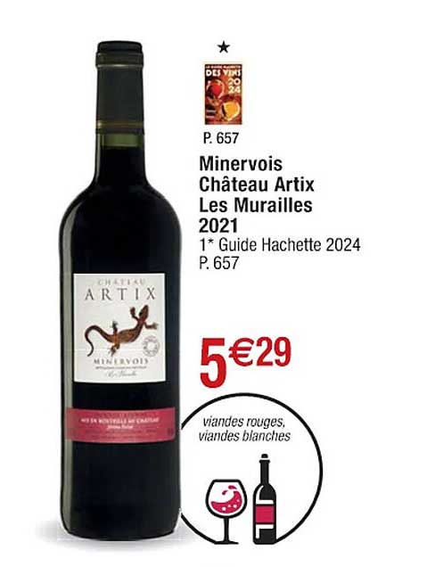 Minervois Château Artix Les Murailles 2021