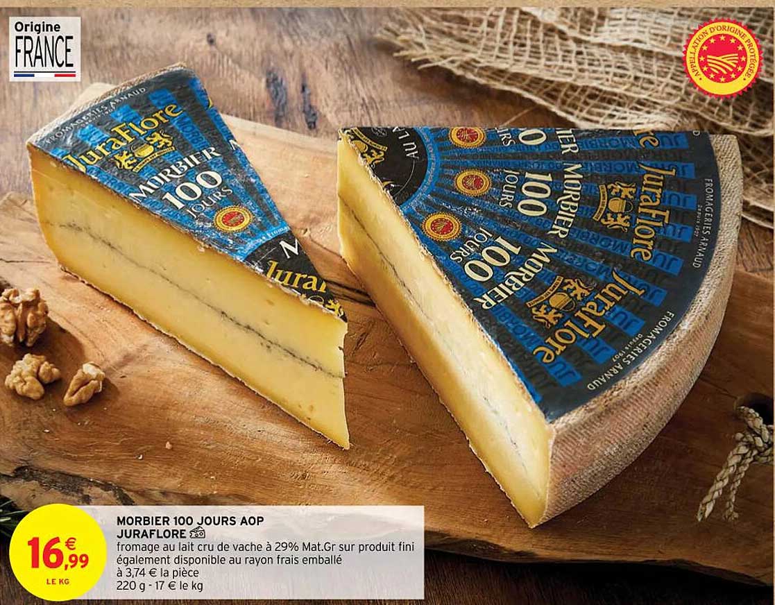 morbier 100 jours aop juraflore