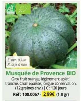 musquée de provence bio