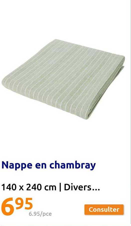 nappe en chambray