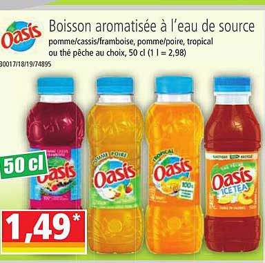 Oasis Boisson Aromatisée à L'eau De Source