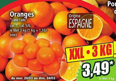 oranges "lane late"