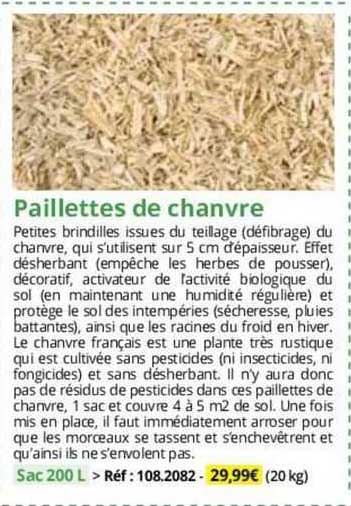 Paillettes De Chanvre
