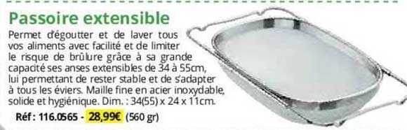 Passoire Extensible