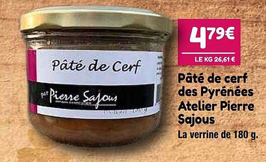 pâté de cerf des pyrénées atelier pierre sajous