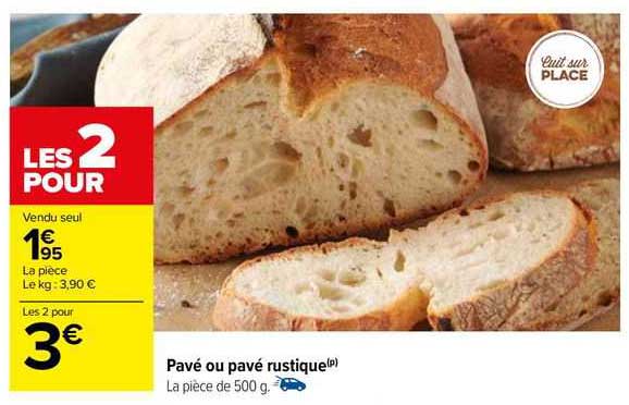 Pavé Ou Pavé Rustique