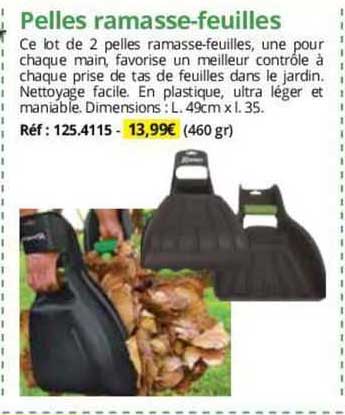 pelles ramasse-feuilles