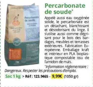 Percarbonate De Soude