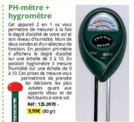 Ph-mètre + Hygromètre