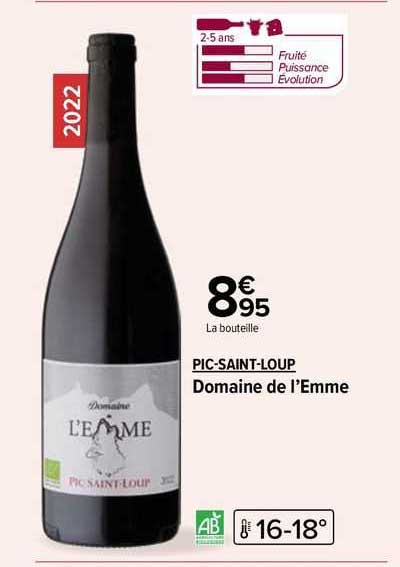pic-saint-loup domaine de l'emme