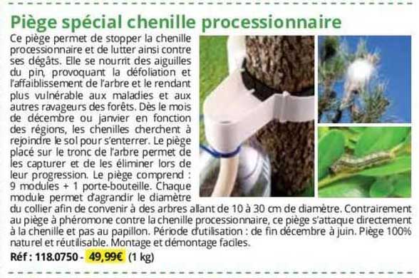 Piège Spécial Chenille Processionnaire