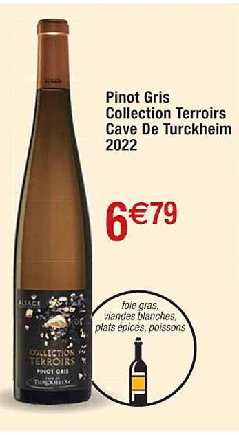 pinot gris collection terroirs cave de turckheim 2022
