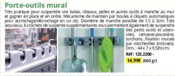 porte-outils mural