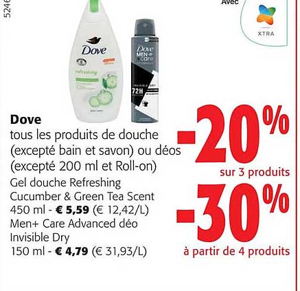 Produits De Douche Ou Déos Dove