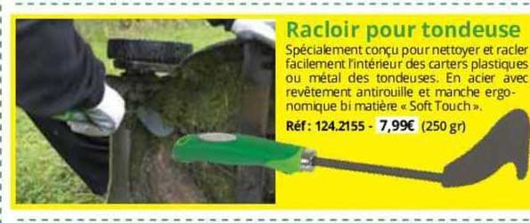 racloir pour tondeuse