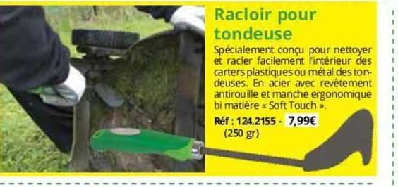 racloir pour tondeuse