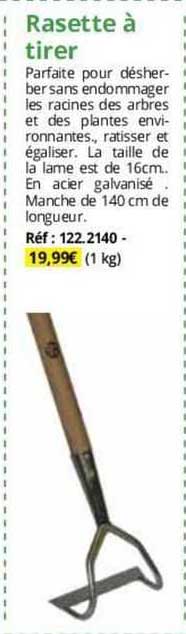 rasette à tirer