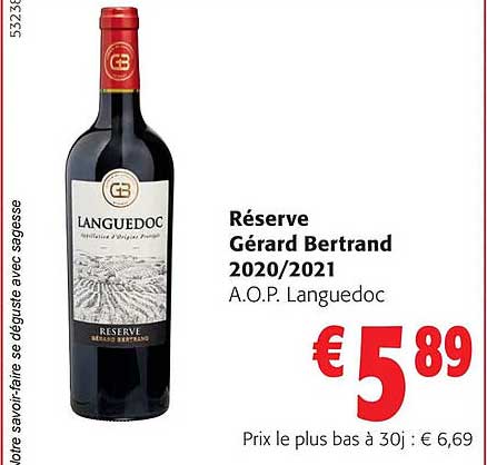 réserve gérard bertrand 2020/2021