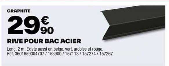 rive pour bac acier