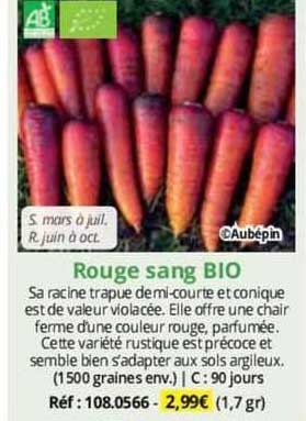 rouge sang bio
