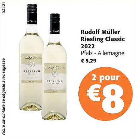 Rudolf Müller Riesling Classic 2022