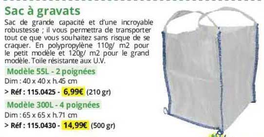 sac à gravats