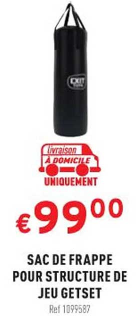 sac de frappe pour structure de jeu getset