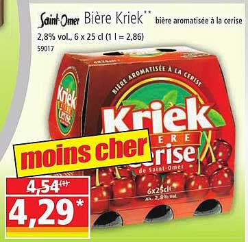 saint omer bière kriek
