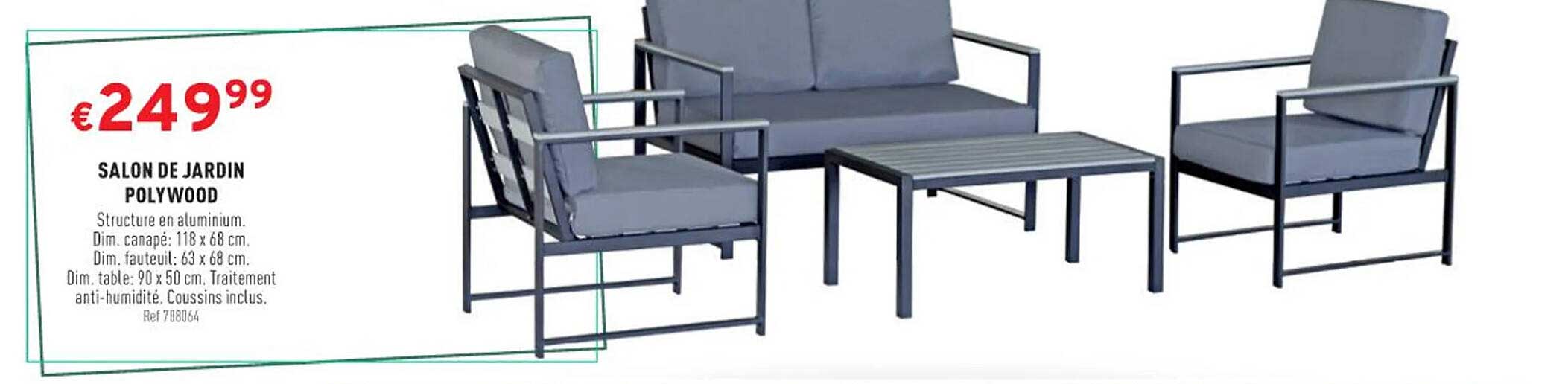 salon de jardin polywood