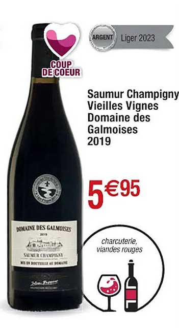 saumur champigny vieilles vignes domaine des galmoises 2019