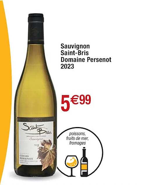 sauvignon saint-bris domaine persenot 2023