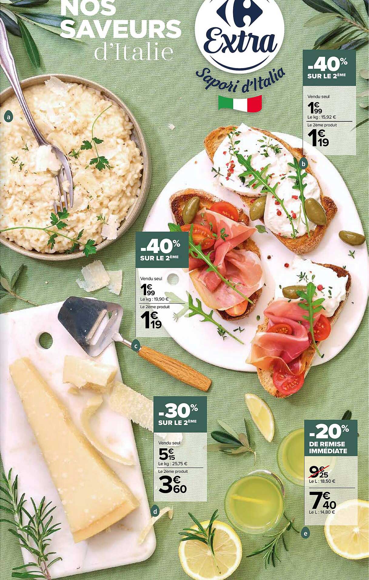Saveurs D'italie Carrefour Extra