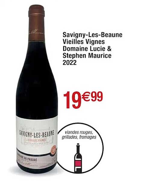 savigny-les-beaune vieilles vignes domaine lucie & stephen maurice 2022