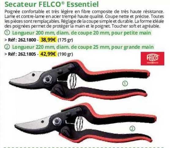 Sécateur Felco Essentiel