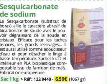 sesquicarbonate de sodium