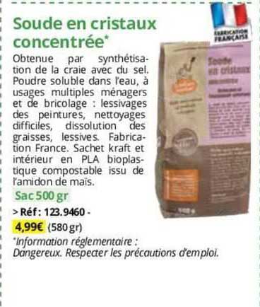 Soude En Cristaux Concentrée